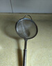 onlycook 網(wǎng)漏304不銹鋼火鍋漏勺 細網(wǎng)漏豆漿過(guò)濾神器中藥果汁過(guò)濾網(wǎng)篩 304不銹鋼漏勺大號（14.5cm） 曬單實(shí)拍圖