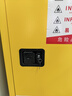 歐力朗工業(yè)防爆柜?；穬Υ婀窕瘜W(xué)品安全柜酒精油漆柜危險品防火防爆箱 12加侖黃色【加厚款】送檢查證書 曬單實拍圖