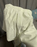 童泰（TONGTAI）女寶寶短褲夏季嬰兒褲子女童薄款安全褲兒童外出提花打底褲 綠色 100 曬單實拍圖
