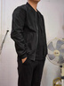 名郎（MELLEN）正品牌奢侈男士高端夾克2026春季新款中年百搭休閑上衣外套男裝 高檔黑色 【尺碼偏小，建議選大一碼】 4XL 【建議176-200斤】 曬單實(shí)拍圖