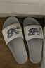 NEW BALANCE七夕禮物 NB官方男鞋女鞋情侶潮流百搭運(yùn)動(dòng)休閑夏季涼拖鞋200系列 米白色 SUF200X3 42.5 腳長27CM 曬單實(shí)拍圖