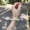 奧利絲“煙雨夢”緬甸冰透種翡翠玉手鐲子貴妃晴水女士款真玉石正品處理 【千金感】“煙雨夢”翡翠玉鐲 54mm-55mm(贈(zèng)玉石吊墜+高端禮盒) 曬單實(shí)拍圖