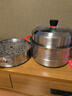 科固（KEGOO）304不銹鋼蒸鍋三層30cm 高供可視鍋蓋 蒸鍋家用湯鍋 KG580 曬單實拍圖