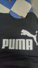 彪馬（PUMA）兒童短袖T恤男女中大童夏季涼感休閑運動(dòng)T恤童裝衣服 黑色 165  曬單實(shí)拍圖