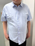 阿悠胖大碼夏季短袖純棉襯衫商務(wù)休閑正裝DP免燙抗皺襯衣加肥加大號(hào)工裝 曬單實(shí)拍圖