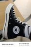 匡威（Converse）1970s帆布鞋經(jīng)典三星標(biāo)男女鞋休閑時(shí)尚百搭男鞋女鞋運(yùn)動(dòng)鞋 162050C 經(jīng)典黑【高幫1970s】 42 曬單實(shí)拍圖