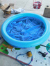 吉龍充氣游泳池嬰兒童家用加厚成人超大型戶(hù)外庭院寶寶小孩圓形戲水池 寬180*高73cm單水池（送腳泵） 曬單實(shí)拍圖
