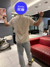 Navigare意大利小帆船男士POLO衫25春夏季接觸涼感體恤衫舒適親膚上衣男 開(kāi)心果白 M 曬單實(shí)拍圖