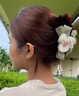 兩世歡輕奢氣質(zhì)花朵一字抓夾女2025新款高級感發(fā)夾后腦勺超仙鴨嘴夾頭飾 花朵一字抓夾 曬單實拍圖