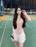 CEENIU夏季冰絲薄款防曬衣女2025新款連帽開衫防曬服修身緊身上衣短外套 柔霧粉 M （80-110斤） 曬單實(shí)拍圖