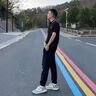 XJSGS官方國際正品牌男士高端純棉短袖t恤夏季純色翻領(lǐng)輕奢男裝polo衫 高檔黑色【現貨速達】 3XL 曬單實(shí)拍圖