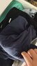 紅豆居家睡衣男棉夏季薄款短袖撞色男士家居服馬賽藍(lán)180/100A 曬單實(shí)拍圖