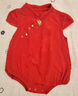 G.DUCKKIDS小黃鴨童裝嬰兒衣服夏季薄款新生兒連體衣中國風(fēng)爬服百天周歲禮服 紅色百天滿月衣服 66cm 66尺碼建議3-6個月cm 曬單實(shí)拍圖