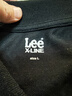 Lee新品標準版防曬紫外線(xiàn)刺繡Logo男女同款涼感短袖polo衫休閑潮 黑色 L 曬單實(shí)拍圖