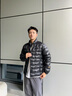 高梵黑金鵝絨服小黑金5.0小金磚輕薄短款2025年新款男士羽絨服 亮面 XL 曬單實(shí)拍圖