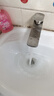 蘇洛斯【央視甄選】面盆水龍頭洗臉盆浴室衛(wèi)生間洗手池不銹鋼冷熱水龍頭 【拉絲銀】氣泡增壓防濺水 加厚不銹鋼丨送80cm冷熱進水管*2 曬單實拍圖