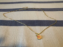 中國(guó)黃金CHINA GOLD一貝子黃金項(xiàng)鏈女足金吊墜七夕情人節(jié)禮物送女友老婆生日實(shí)用 足金粉色貝殼吊墜贈(zèng)S925鏈 曬單實(shí)拍圖