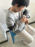 哈羅小黃鴨（G.DUCKKIDS）男童開衫毛衣針織衫春裝兒童外套春秋款2025新款春季男孩洋氣線衫 霧霾灰 120 cm 曬單實拍圖