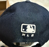 MLB帽子男女仿牛仔棒球帽刺繡大LOGO學(xué)院風(fēng)3ACPQM04N-50NYD-F 曬單實(shí)拍圖