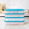 特百惠（Tupperware）餃子盒 2.25L升雪影冷凍冷藏保鮮盒 密封防串味水果蔬菜盒 新雪影冷凍盒4件套2.25L 曬單實(shí)拍圖