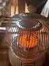 萬(wàn)寶取暖器小太陽(yáng)家用鳥(niǎo)籠式烤火爐臥室電熱扇節(jié)能省電小型電暖器電烤爐速熱 奶油色【碳晶盤(pán)】無(wú)極調(diào)溫 曬單實(shí)拍圖