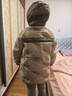 迪士尼女童羽絨棉服2025冬裝新款兒童加厚棉襖中大童冬季中長(cháng)款外套 卡其色 160 曬單實(shí)拍圖