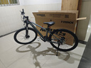 千里達(dá)（TRINX）M985山地自行車(chē)禧瑪諾21速油壓碟剎男女學(xué)生成人通勤上學(xué)上班單車(chē) 暮云灰- 21速 27.5*15寸 推薦:150-170cm左右 曬單實(shí)拍圖