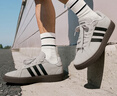 adidas「面包鞋」GRAND COURT BASE 00s休閑低幫板鞋男女阿迪達斯 灰色/黑色/醬紫   37 曬單實拍圖
