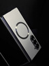 彩系個(gè)性烤漆電鍍銀磁吸適用于三星zfold5/4/3手機殼新款折疊屏韓國GalaxyW24/23/22限量翻蓋防摔男女 超薄烤漆磁吸-銀色 三星Galaxy Z Fold 6 曬單實(shí)拍圖