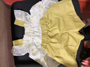 G.DUCK KIDS小黃鴨女寶寶夏季洋氣時髦套裝小童甜美公主時髦衣服小女孩兩件套 綠色 100 cm 曬單實拍圖