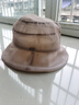 上海故事帽子女春夏真絲透氣防曬防紫外線(xiàn)漁夫帽卷邊遮陽(yáng)帽中秋節禮物 曬單實(shí)拍圖
