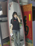 趣米樂高腰微喇牛仔褲女春秋季新款潮流設(shè)計(jì)感修身顯瘦小個(gè)子窄版直筒褲 復(fù)古藍(lán) M 曬單實(shí)拍圖