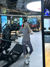 PHIGEER跑步運動套裝女瑜伽服短袖夏季寬松顯瘦速干衣羽毛球健身服七分褲 灰紫兩件套（灰咖紫褲） M 【推薦90-108斤】 曬單實拍圖