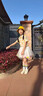 六一兒童演出服幼兒園黃色香蕉背帶褲小學(xué)生畢業(yè)照班服男女表演服 白短裙套裝+帽+黃三巾+彩襪 香蕉 160 曬單實(shí)拍圖