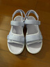 Skechers斯凱奇女童百搭開(kāi)口涼鞋兒童夏季魔術(shù)貼休閑露趾沙灘鞋319203L 薰衣草色/LAV 37 曬單實(shí)拍圖