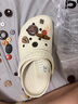crocs卡駱馳檀健次同款經(jīng)典洞洞鞋男沙灘鞋戶外沙灘包頭拖鞋女鞋|10001 白色-100 37 /38(230mm) 曬單實拍圖