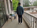 NOTHOMME“如影”無(wú)氟防水城市輕戶外自收納輕量立領(lǐng)防風(fēng)夾克外套 青石綠 L 曬單實(shí)拍圖