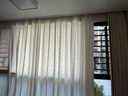 如喆全屋窗簾定制臥室高級感全遮光包軌道上門(mén)安裝測量紹興柯橋雪尼爾 唐頓莊園（可加黑色毛球） 米 曬單實(shí)拍圖