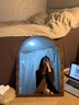 棉竹屋小腿襪子女春秋純棉2025新款爆款防滑不掉配小皮鞋黑白長(cháng)筒襪3雙 曬單實(shí)拍圖