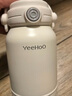 英氏（YEEHOO）兒童保溫杯學(xué)生水杯幼兒園吸管杯寶寶外出專用不銹鋼背帶水壺 曬單實(shí)拍圖