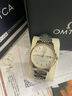 OMTCA2025新款瑞士正品手表男士機械表超薄夜光防水名牌專(zhuān)用男表 間金白面-收藏加購送皮帶 曬單實(shí)拍圖