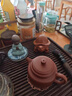 潮思匯陶瓷紫砂烏龜茶寵精品辦公室公道杯一體茶漏茶桌可養(yǎng)小烏龜擺件 紫砂小烏龜茶濾組 曬單實(shí)拍圖
