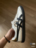 Onitsuka Tiger鬼塚虎男女款復(fù)古德訓(xùn)鞋輕便透氣運動休閑板鞋TOKUTEN 1183B938 白色/黑色 37 曬單實拍圖