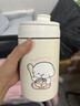 USER JOY新款小狗保溫杯子高顏值316不銹鋼吸管杯夏季保冷冰霸杯可愛學(xué)生 白色小學(xué)霸雙飲保溫杯500ML 單杯+送隔熱杯套 曬單實拍圖
