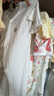 貝瑞加（Babyprints）新生兒連體衣2件裝嬰兒純棉衣服初生寶寶內衣長袖薄款爬服 白黃52 曬單實拍圖