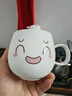 挽醉風(fēng)創(chuàng  )意陶瓷杯馬克杯帶蓋帶勺牛奶杯早餐杯咖啡杯辦公室水杯 曬單實(shí)拍圖