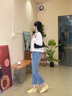 MANTENER GRAN軟皮超輕漁夫鞋女2025新款一腳蹬女鞋樂(lè )福鞋 MG女鞋 淺黃色 36 曬單實(shí)拍圖