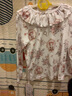OAK FAMILY春季娃娃打底衫女寶寶舒適2025新品女孩莫代爾長袖荷葉邊圓領(lǐng)上衣 睡夢兔 90 cm 曬單實(shí)拍圖