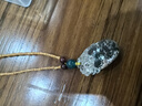 九華山橄欖核項鏈繩吊墜掛繩掛件繩玉繩子翡翠玉墜的繩子女手工編織編制 女款油青50-60cm 曬單實拍圖