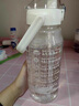 JCZS德國(guó)品牌軍訓(xùn)水杯茶水分離2000ml大容量水杯耐高溫帶茶隔健身水杯 紫色/要2000ml(贈(zèng)加大茶漏) 曬單實(shí)拍圖